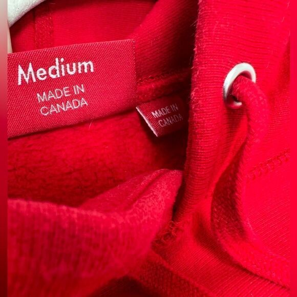 Supreme Cross Box Logo Hooded Sweatshirt Medium M Red Color - Picture 12 of 12